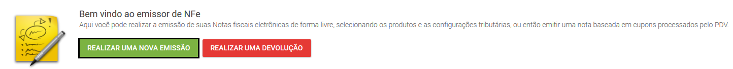 Nova emissão de NF-e